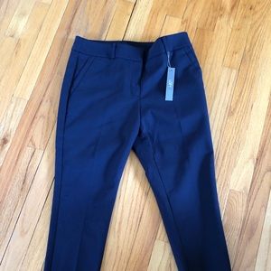LOFT Marisa Navy Skinny Pants. 8 Petite.